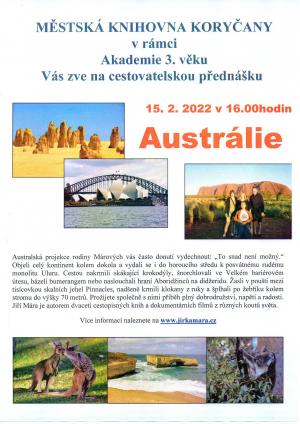 Austrálie cestovatelská přednáška manželů Márových 1