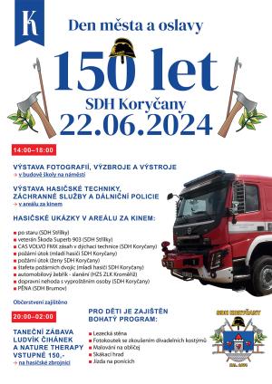 Den města a oslavy 150 let SDH Koryčany