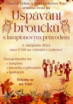 Uspávání broučků s lampionovým průvodem