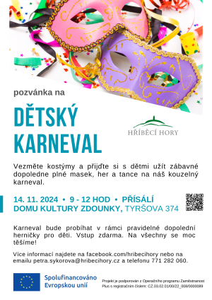 Dětský karneval Zdounky 1