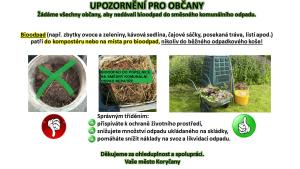 upozornění pro občany - bioodpad